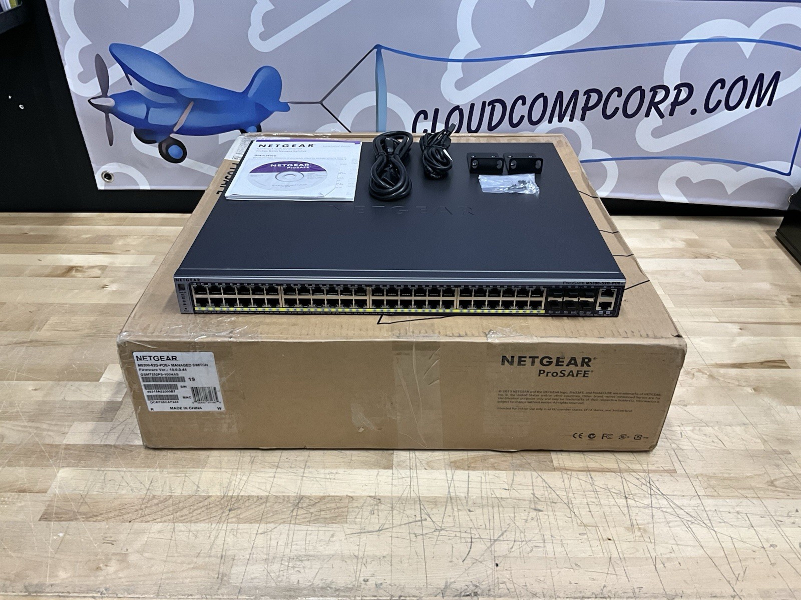 NETGEAR M5300-52G-POE+ ProSafe 48-port Gigabit L2+ PoE+ Managed Switch GSM7252PS