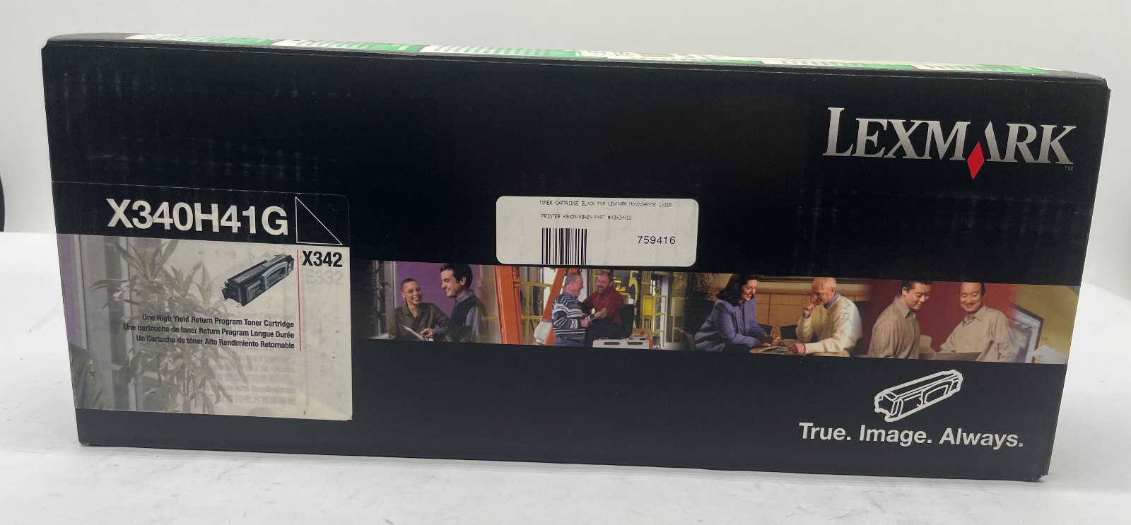 Genuine Lexmark X340H41G Toner Cartridge, Black, High Yield, OEM