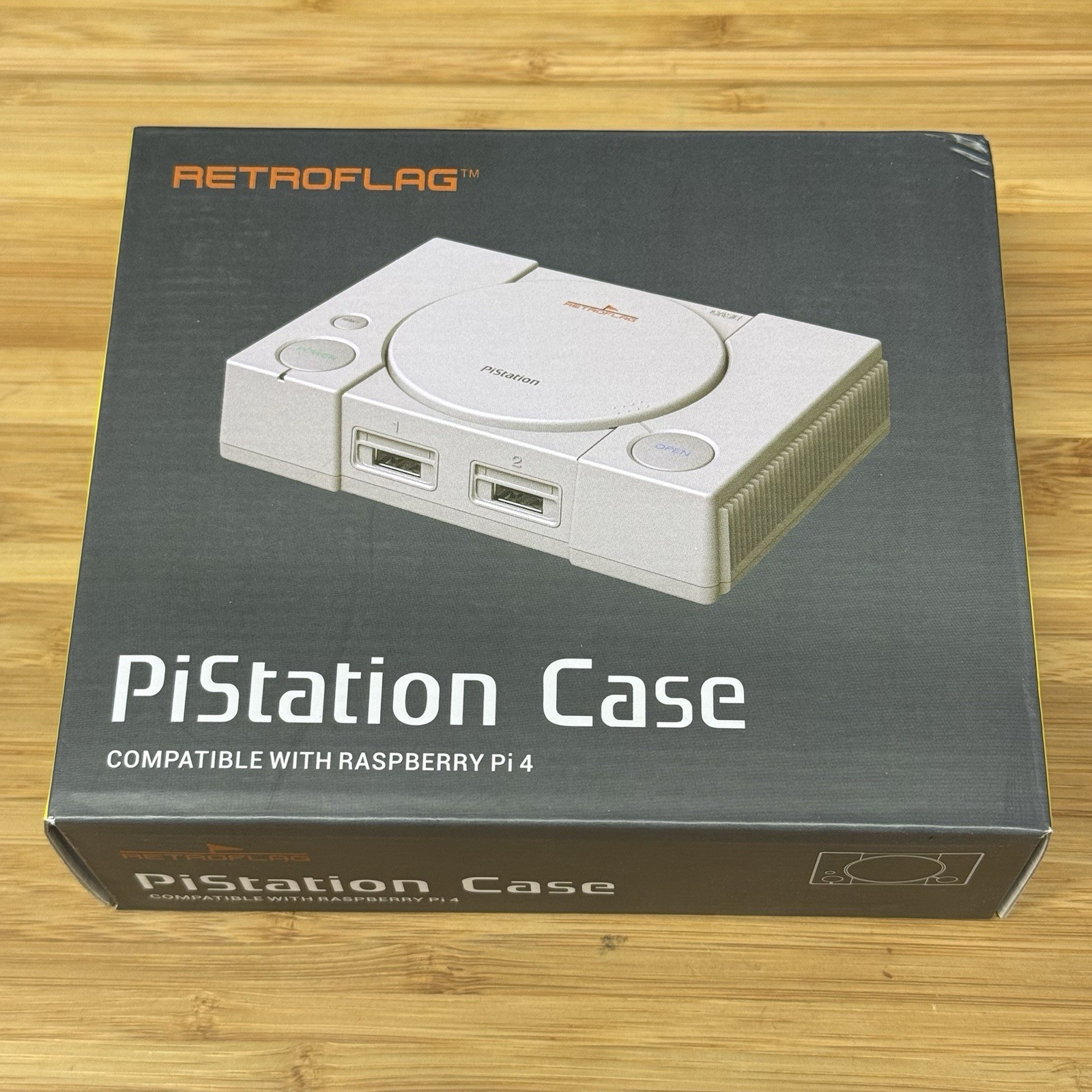 Retroflag PiStation Case for Raspberry Pi 4 Retro PlayStation Style Case No LCD