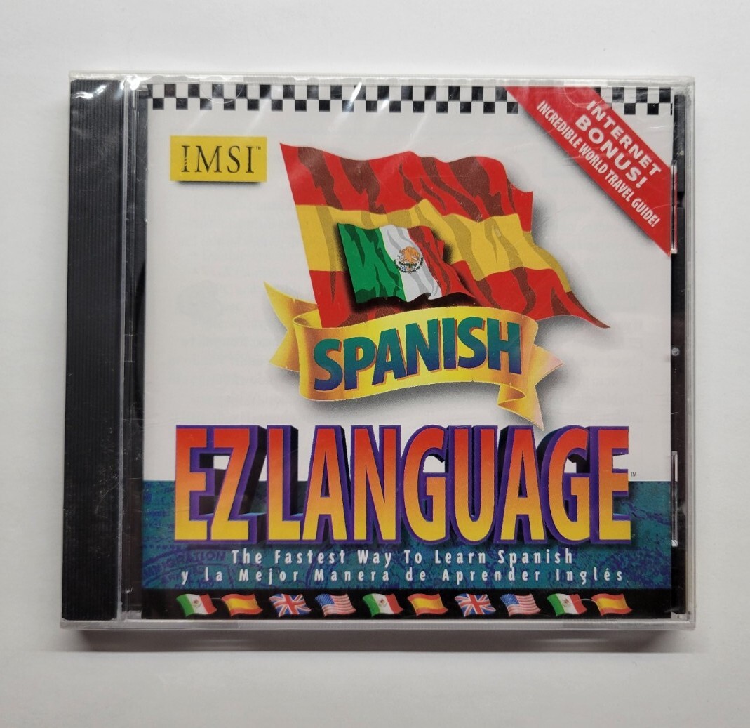 EZ Language Spanish (PC CD-ROM, 1996)