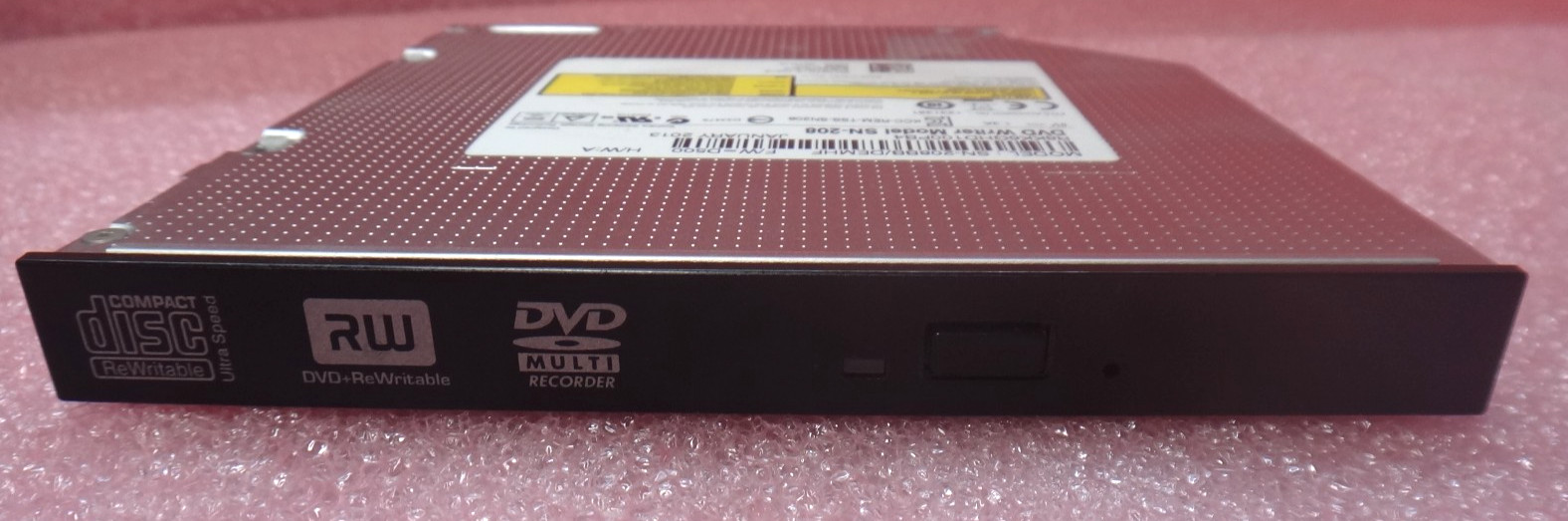 Toshiba Samsung SN-208 DVD Writer SN-208BB/DEMHF 04TD13 - Black Bezel