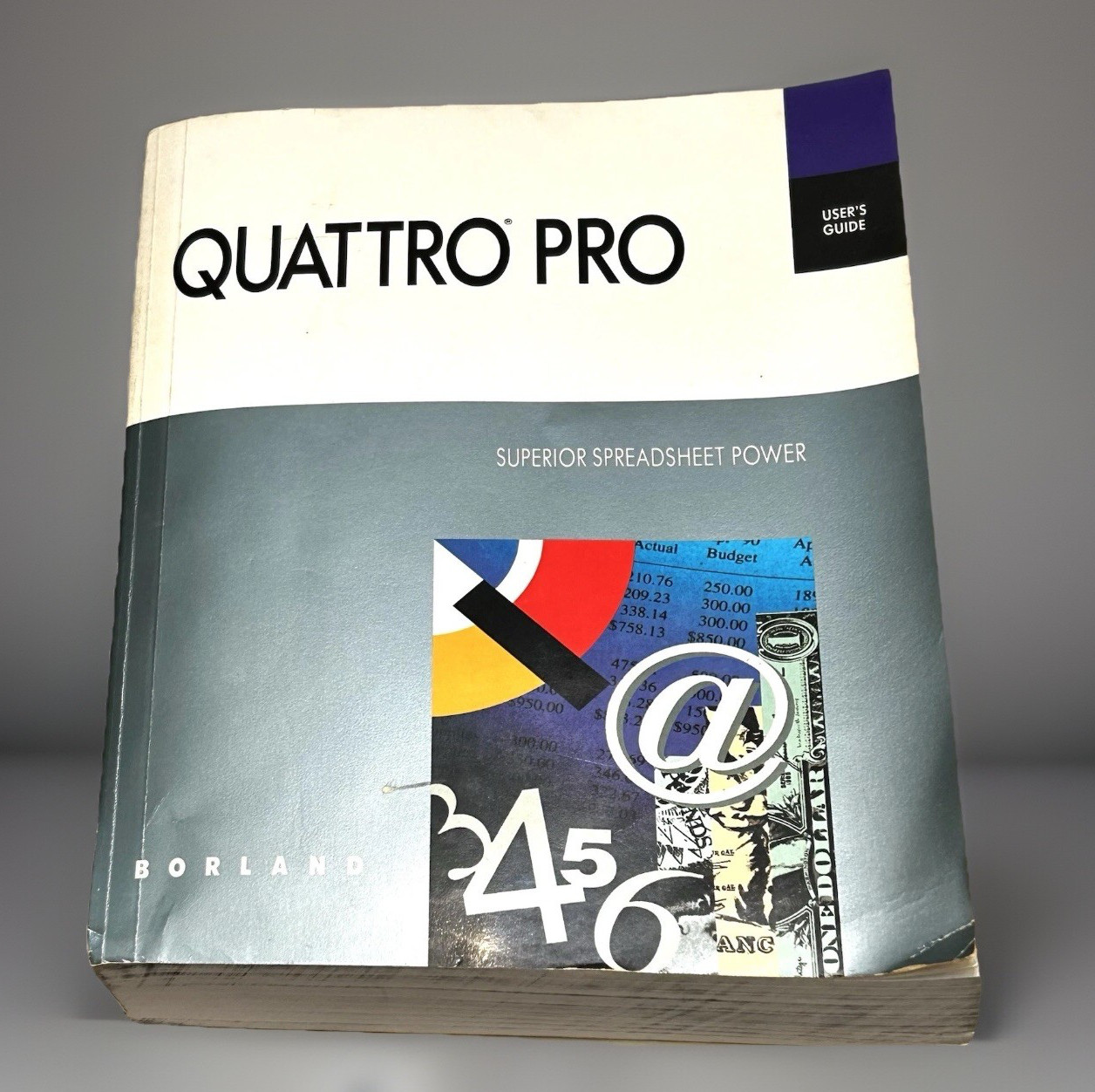 Quattro Pro Vintage Computer Software Manuals 1989 Borland Spreadsheet Reference