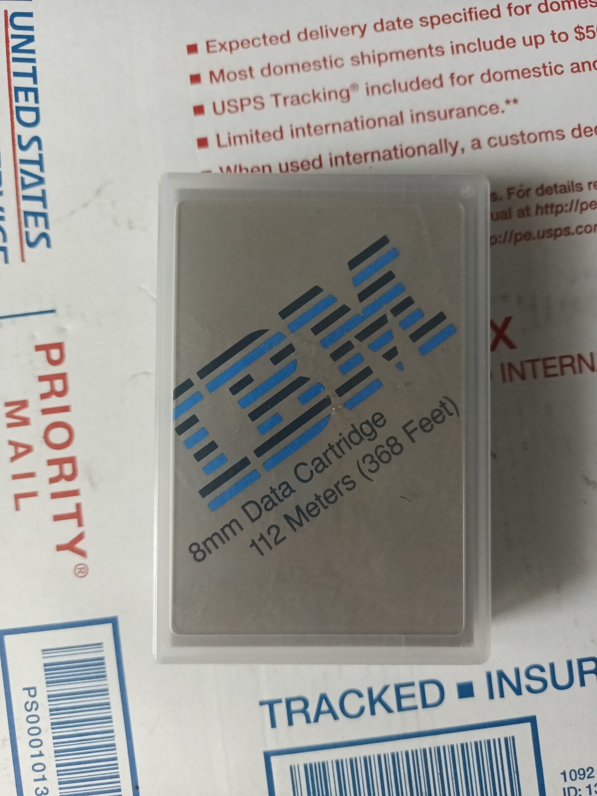 NEW Sealed IBM 8mm Data Cartridge 112 Meters 21F8595, 4H901CS