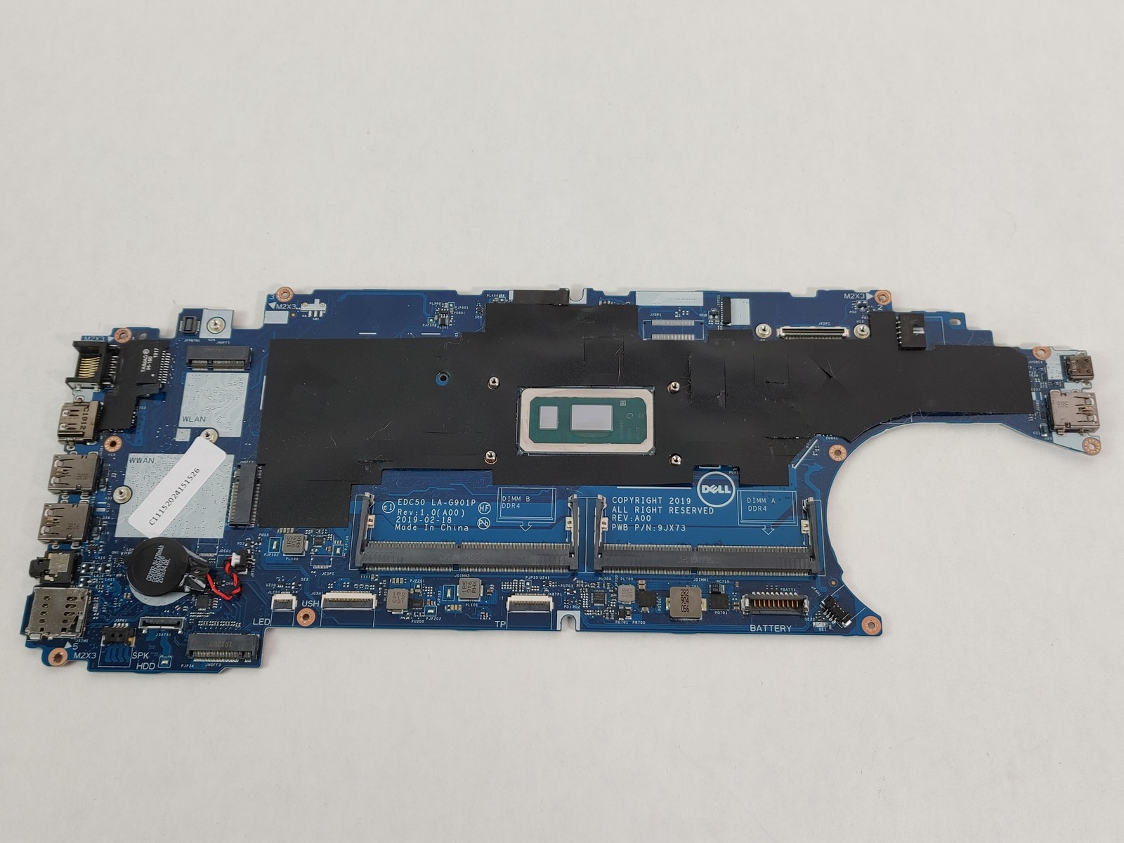 Lot of 2 Dell Latitude 5500 Core i5-8265U 1.60 GHz DDR4 Motherboard F9GJ4