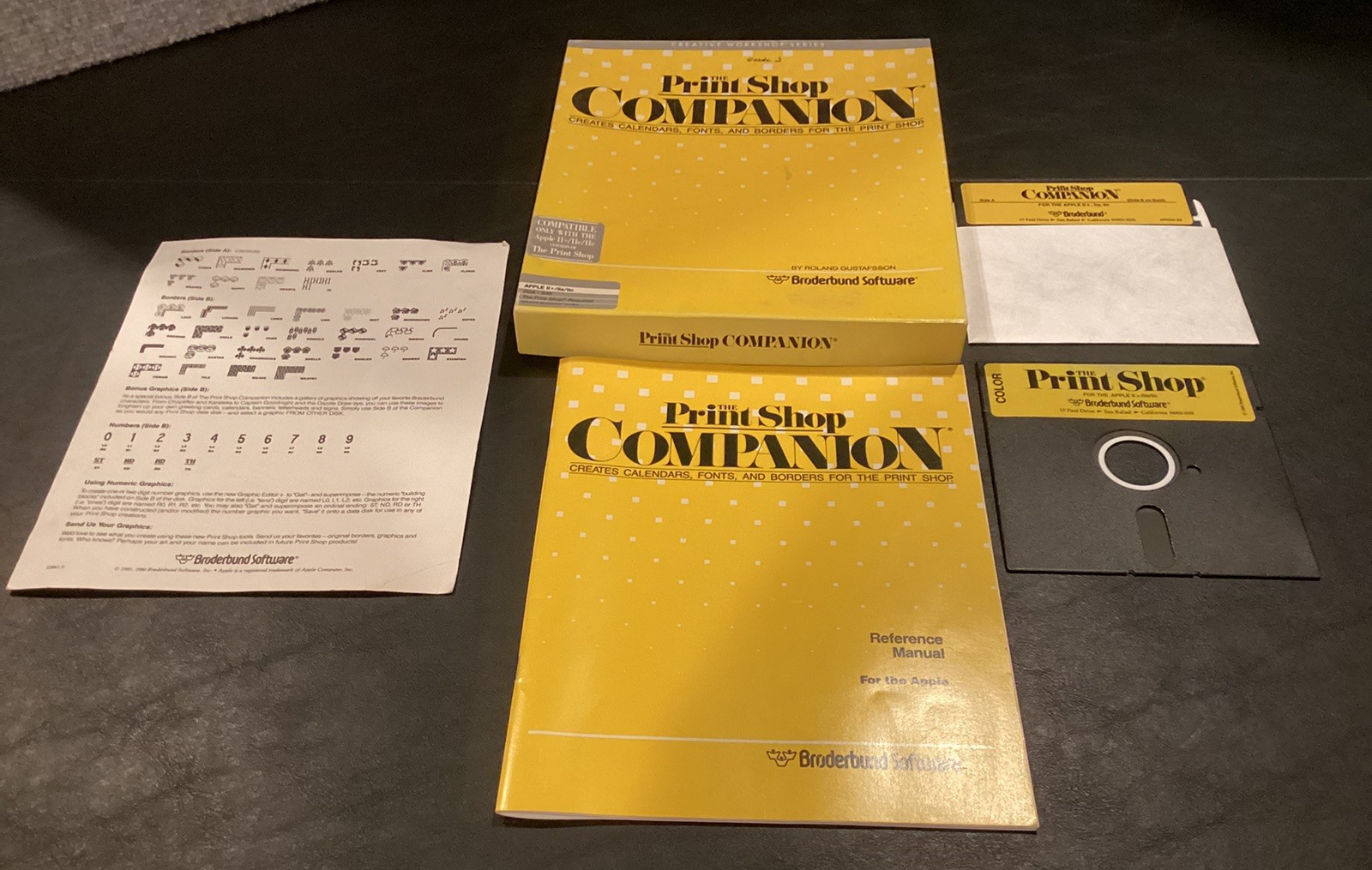 Print Shop Companion Software for Apple II +/IIe/IIc With Print Shop Floppy Disc