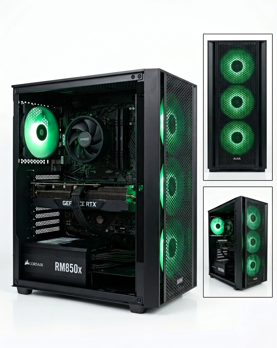 1440p Custom Gaming PC - RTX 3070, Ryzen 5, 32GB RAM