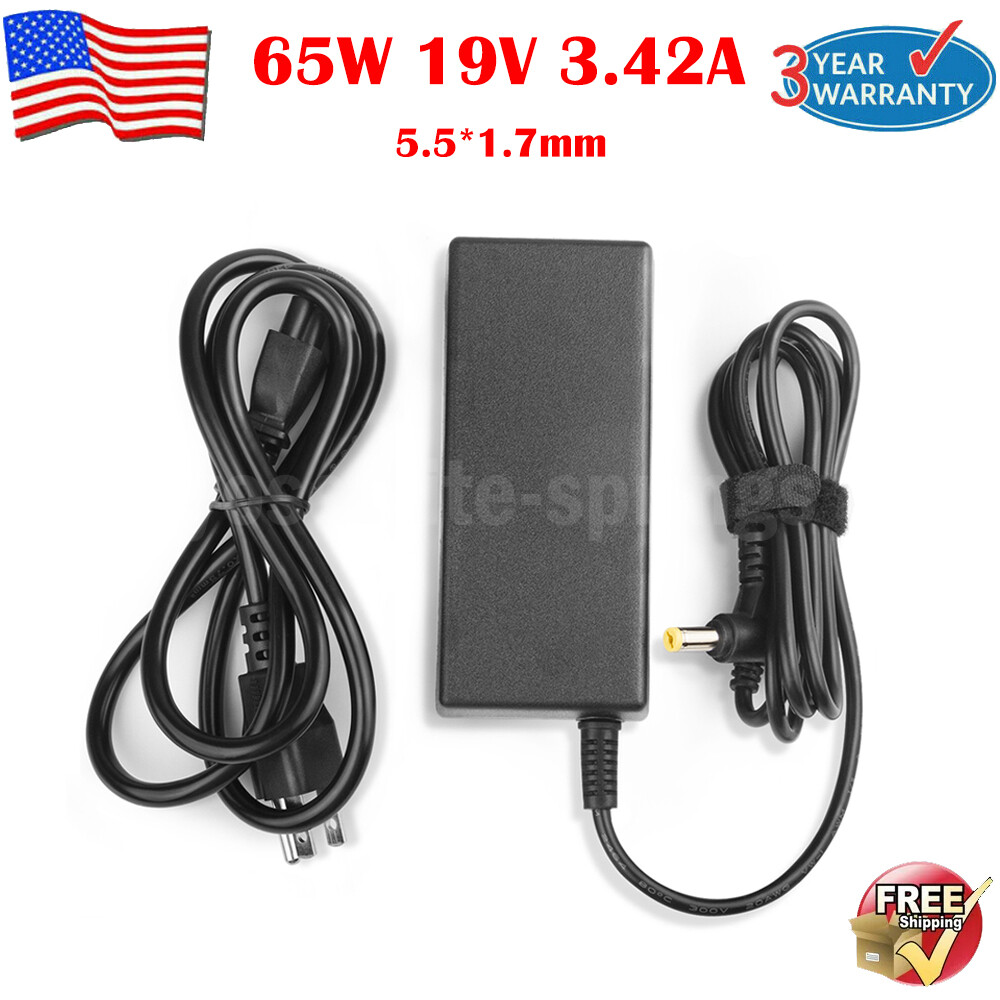 19V 3.42A 65W AC Charger for Acer Aspire 5250 5253 5336 5349 5532 5534 5552 5560