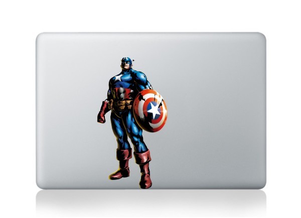 Captain America MacBook Pro Sticker Decal for Macbook Air/Pro/Retina 13"15"17"