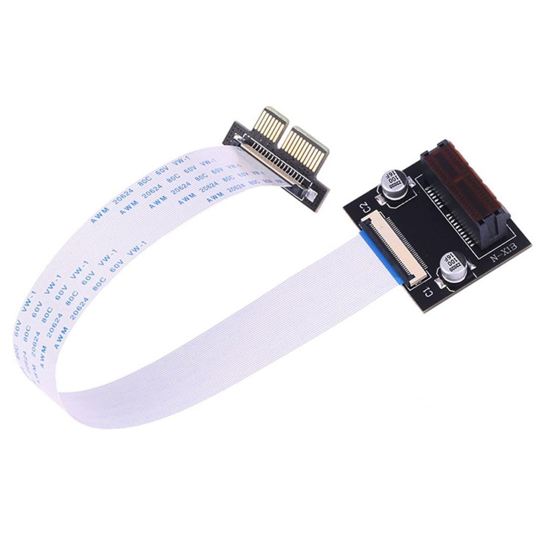 PCI-E X1 Extension Adapter PCI Express X1 Low Profile PCIe X1 to X1 Cable