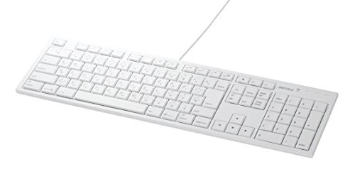 Buffalo BUFFALO Full Keyboard USB Connection Scissors Mac Model White