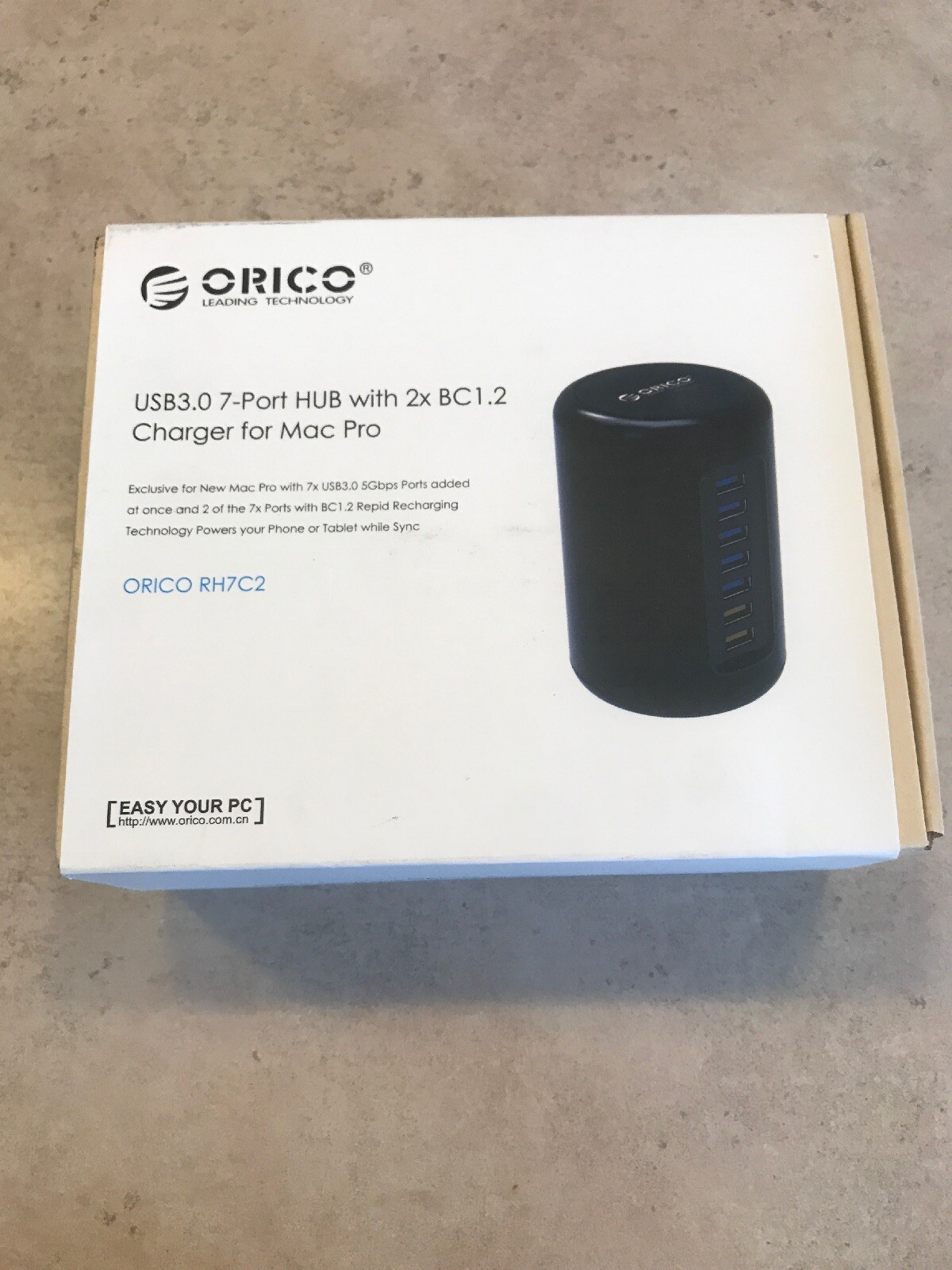 Orico USB 3.0 7 Port Hub With 2x BC1.2 - Brand New Stock