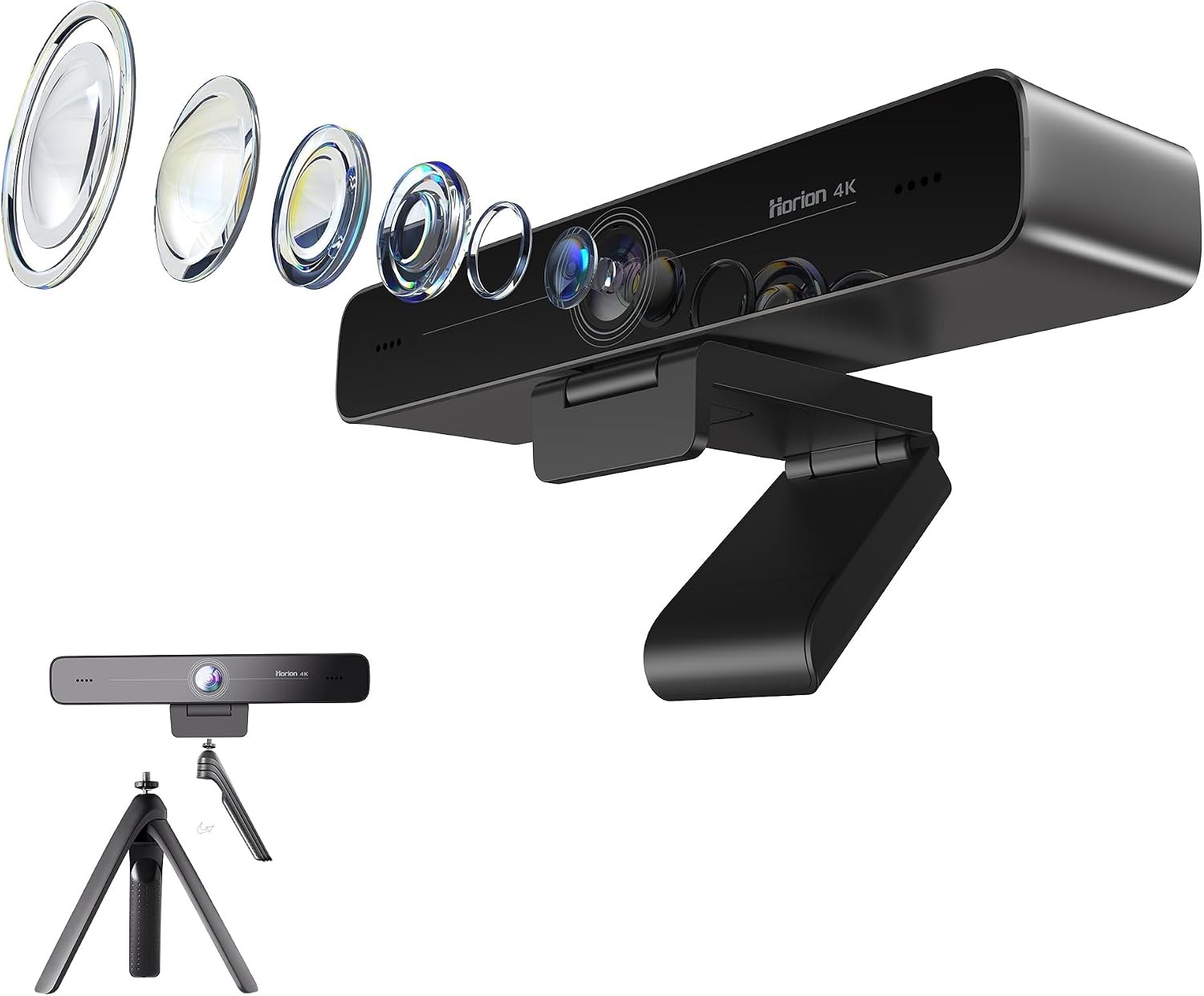 HORION HC-5M 4K Conference Camera Auto Framing 10X EPTZ Zoom USB 3.0 AI Mic