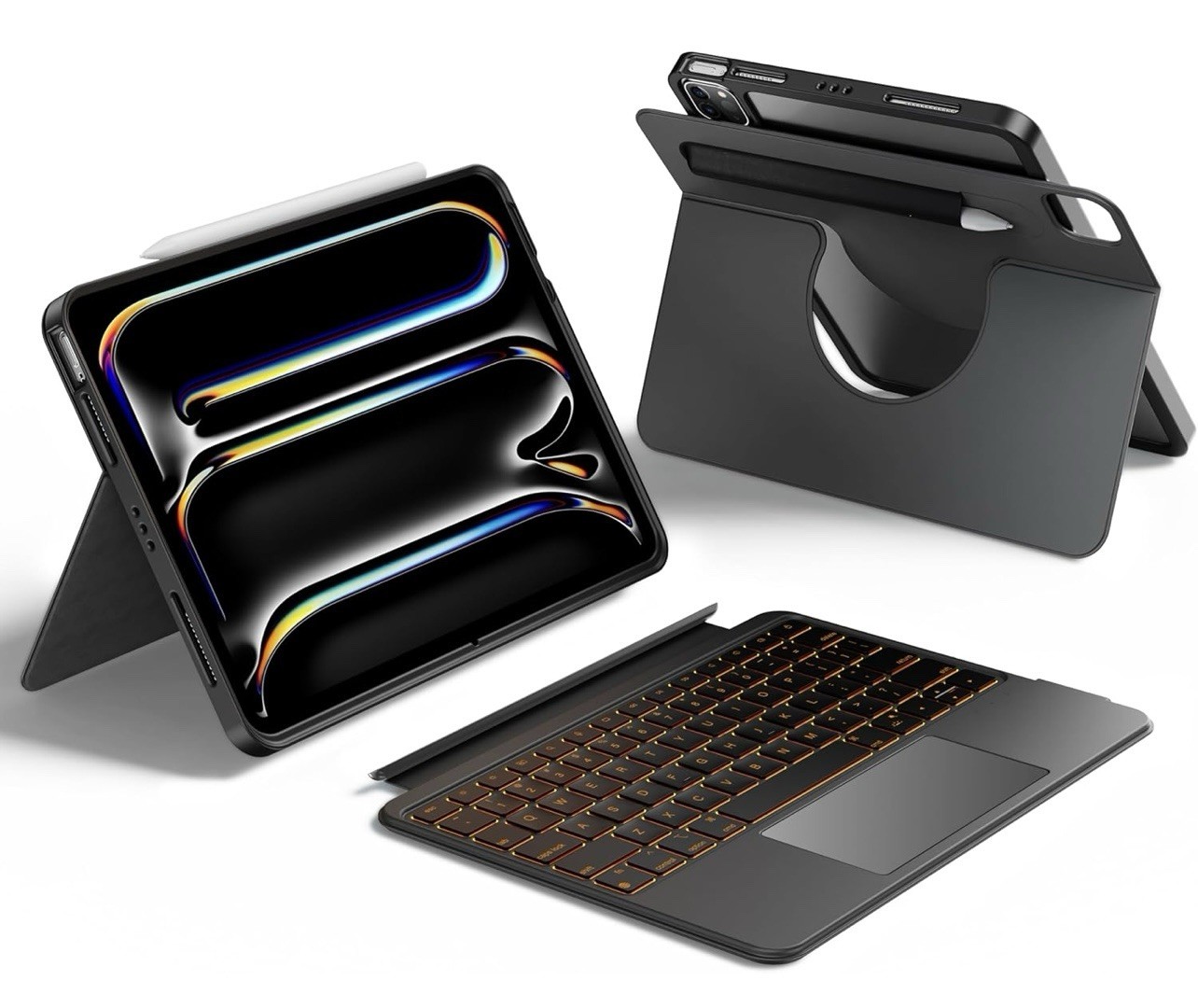 HOU Detachable Keyboard Case only for iPad Pro 11 (M4 2024)