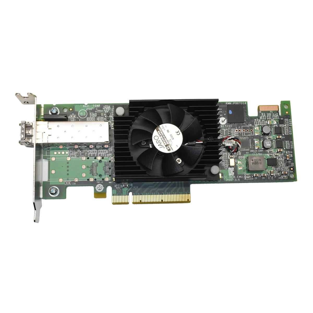 Dell Emulex LPE-16000 1-Port 16GB Fibre Channel Host Bus Adapter Dell P/N:011H8D