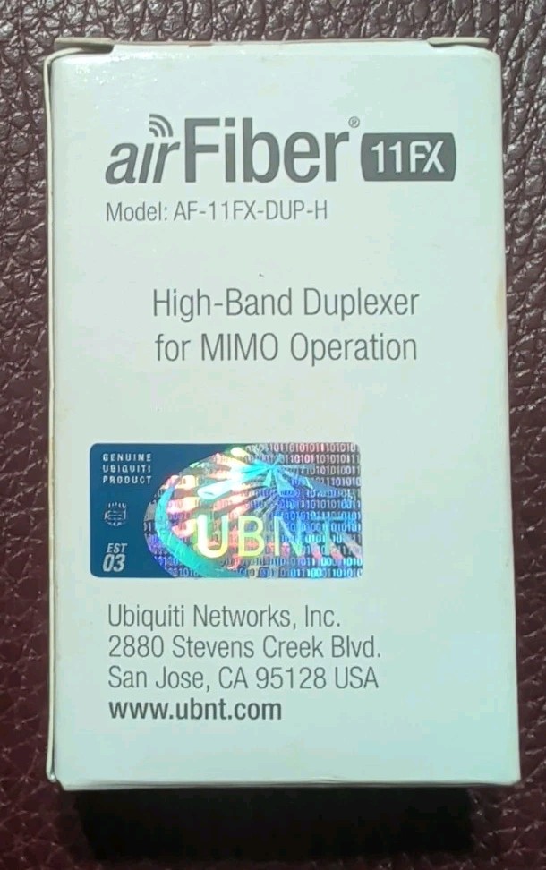 NOS Ubiquiti  AF-11FX-DUP-H airFiber 11FX Modular High-Band Duplexer