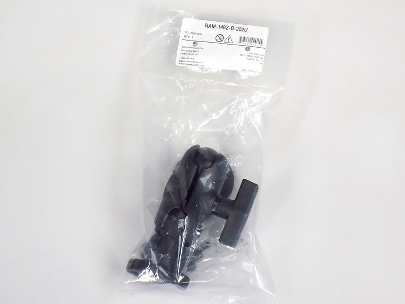 Genuine RAM Mounts RAM-149Z-B-202U Clamp Set C-Ball 1.5" AMPS, NEW