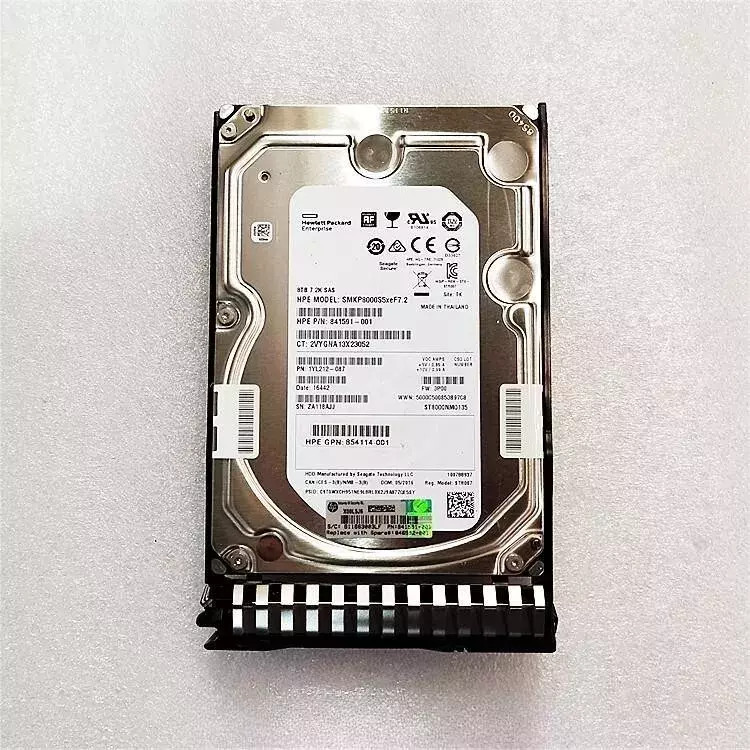 FOR HPE 8TB K9B44B 841590-001 3.5" LFF 7.2K 3Par 8000 SAS 128MB HDD Hard Drive