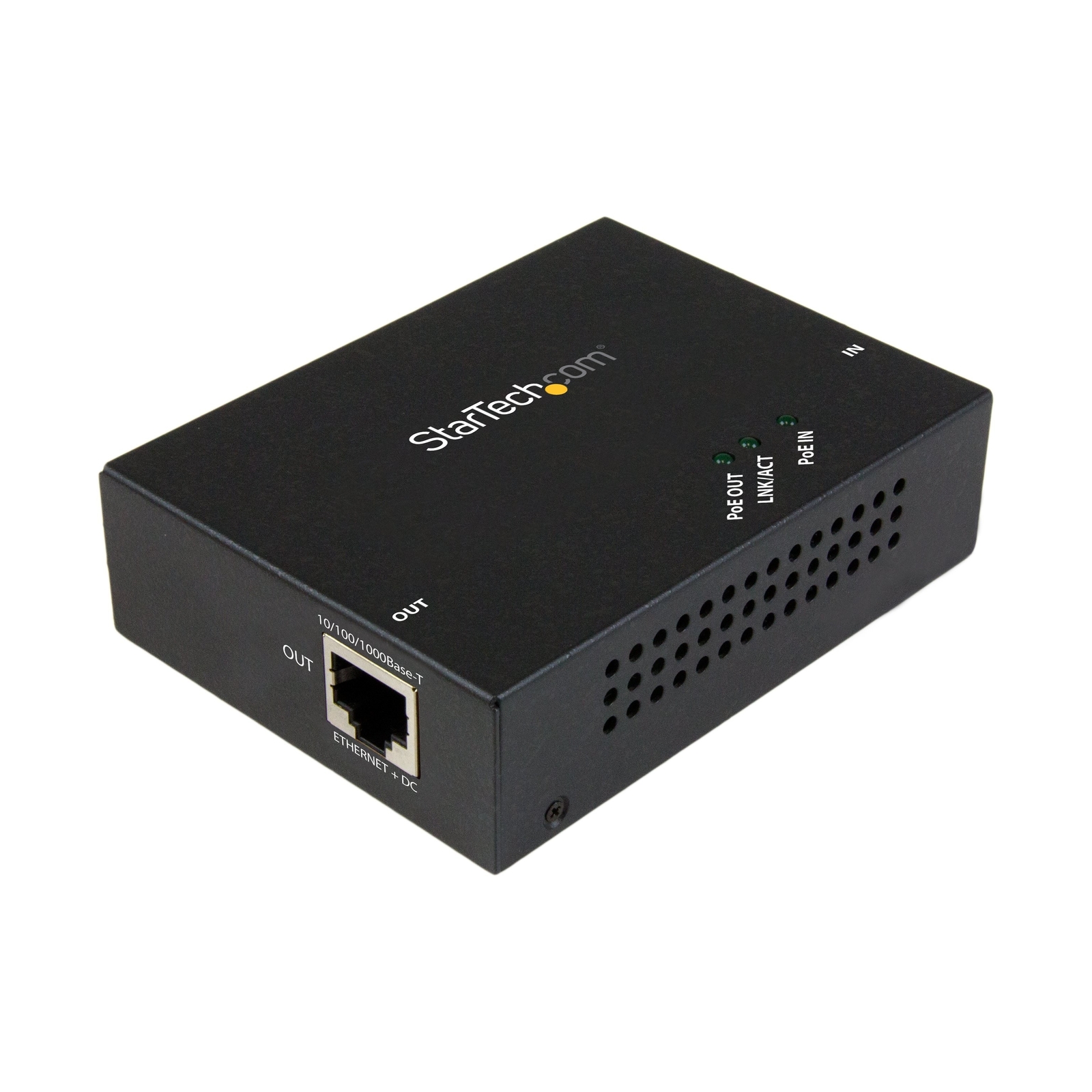 StarTech.com 1 Port Gigabit PoE+ Extender 802.3at & 802.3af - 100m (330ft) - ...