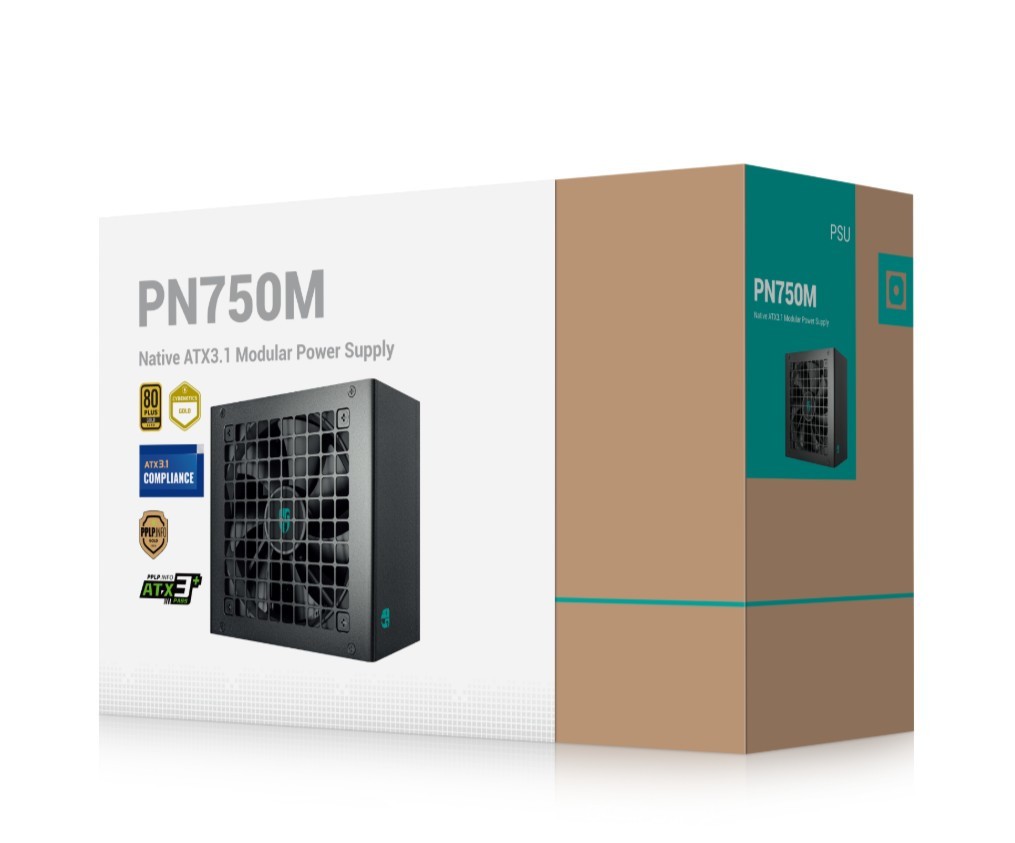 DeepCool PN750M Gamer Storm 80+ Gold Certified Fully Modular ATX Power Supply