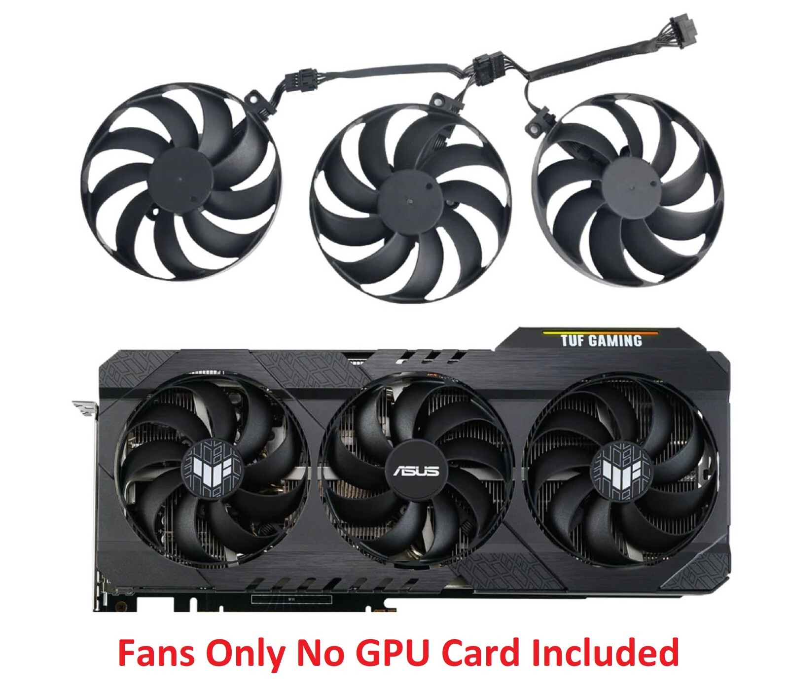 89mm Fan RTX3080 for ASUS GeForce RTX 3060 Ti 3070 3080 3090 TUF OC Gaming GPU