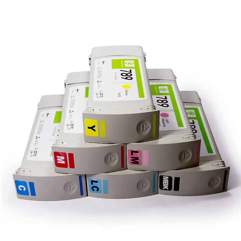 6 Colors 775 ML 789 Ink Cartridge With Chip for HP Designjet L25500 Printer