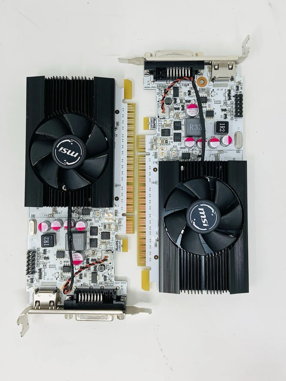MSI GeForce GT 710 2GB DDR3 GPU GT 710 2GD3 LP GRAPHICS VIDEO CARD - USED PULL