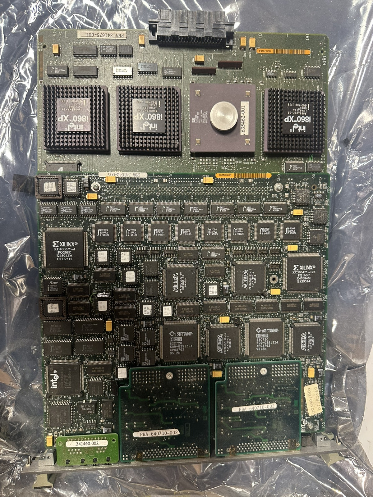 INTEL PARAGON SUPER COMPUTER MP-64 Node/scsi CARD, SUPER RARE, NEW