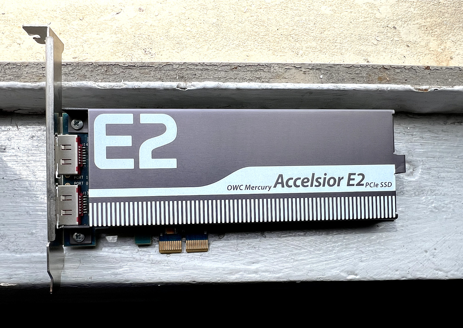OWC MERCURY ACCELSIOR E2 PCIe SSD 480GB eSATA