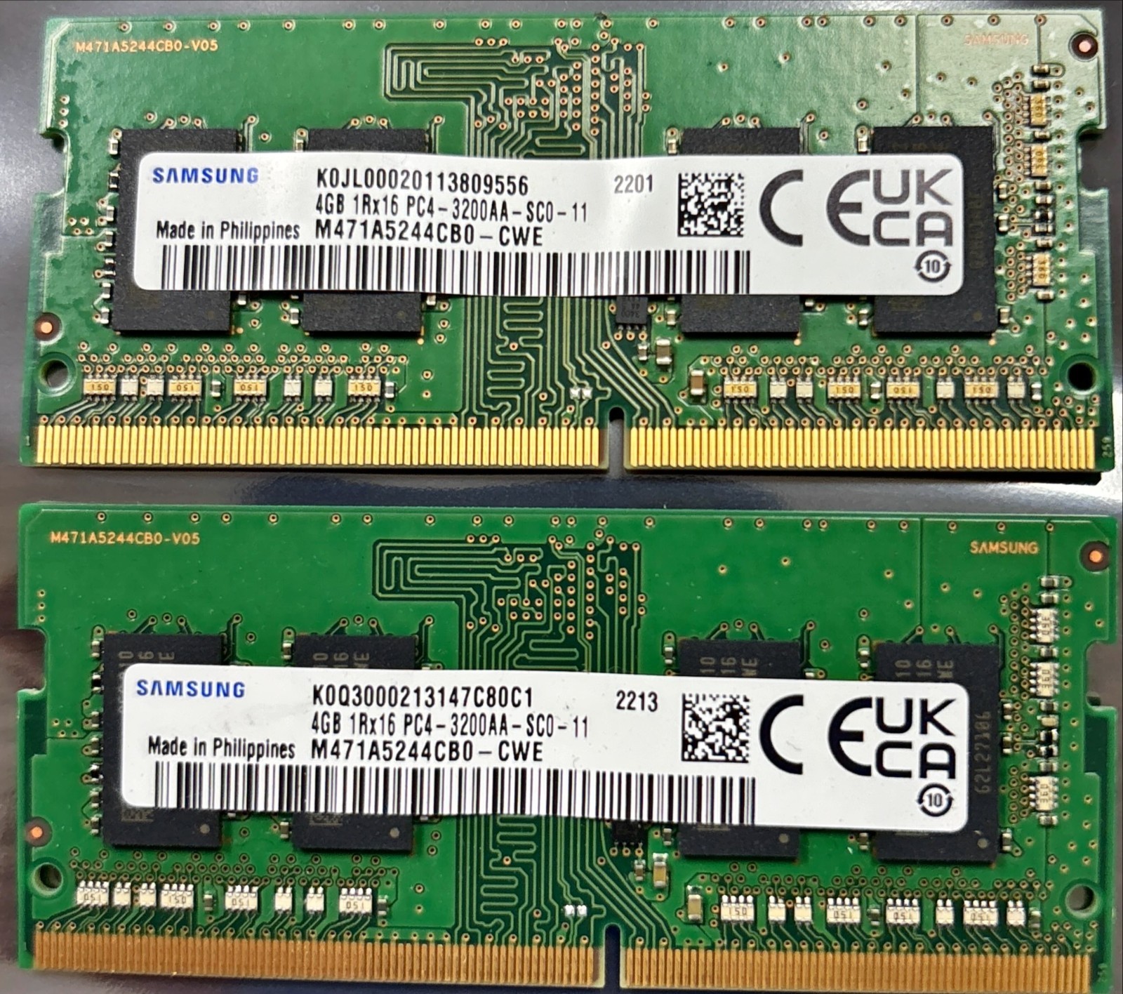 Samsung M471A5244CB0-CWE 8GB (2x4GB) DDR4-3200 SO-DIMM Laptop RAM