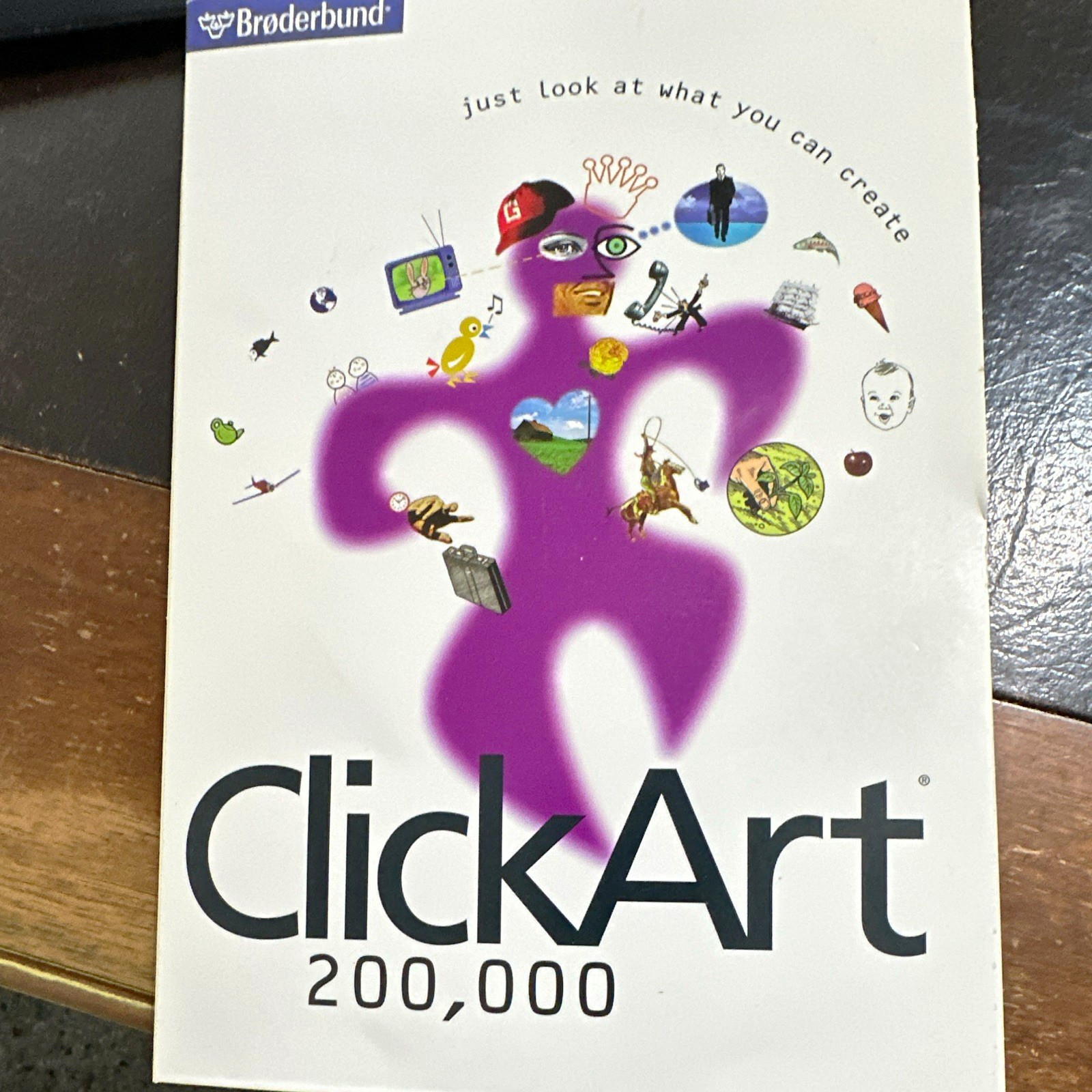 Broderbund ClickArt 200,000 Windows English CD-ROM Set Discs 1-14