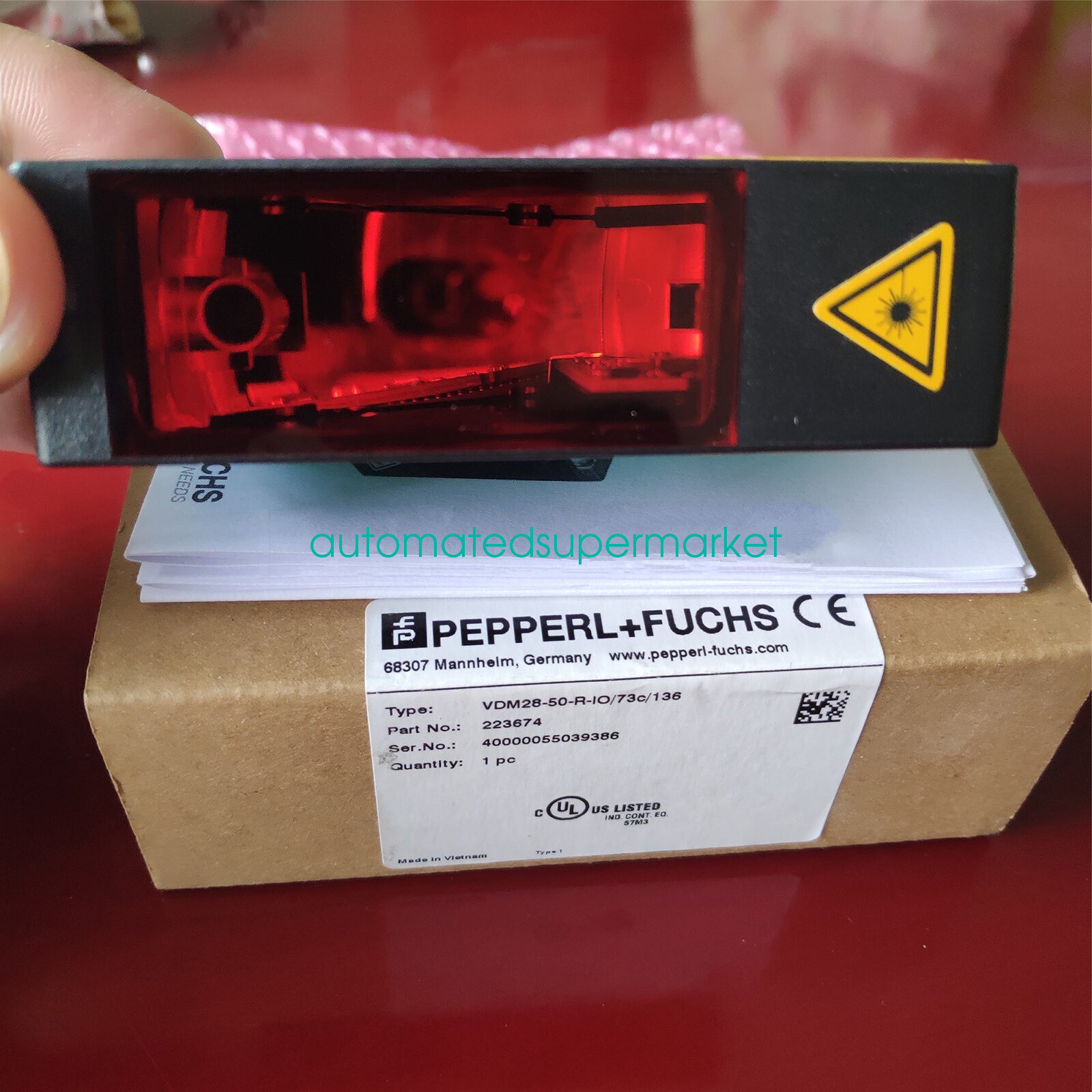 1PC New Pepperl+Fuchs VDM28-50-R-IO/73c/136 223674 Sensor Shipping by DHL/FedEX