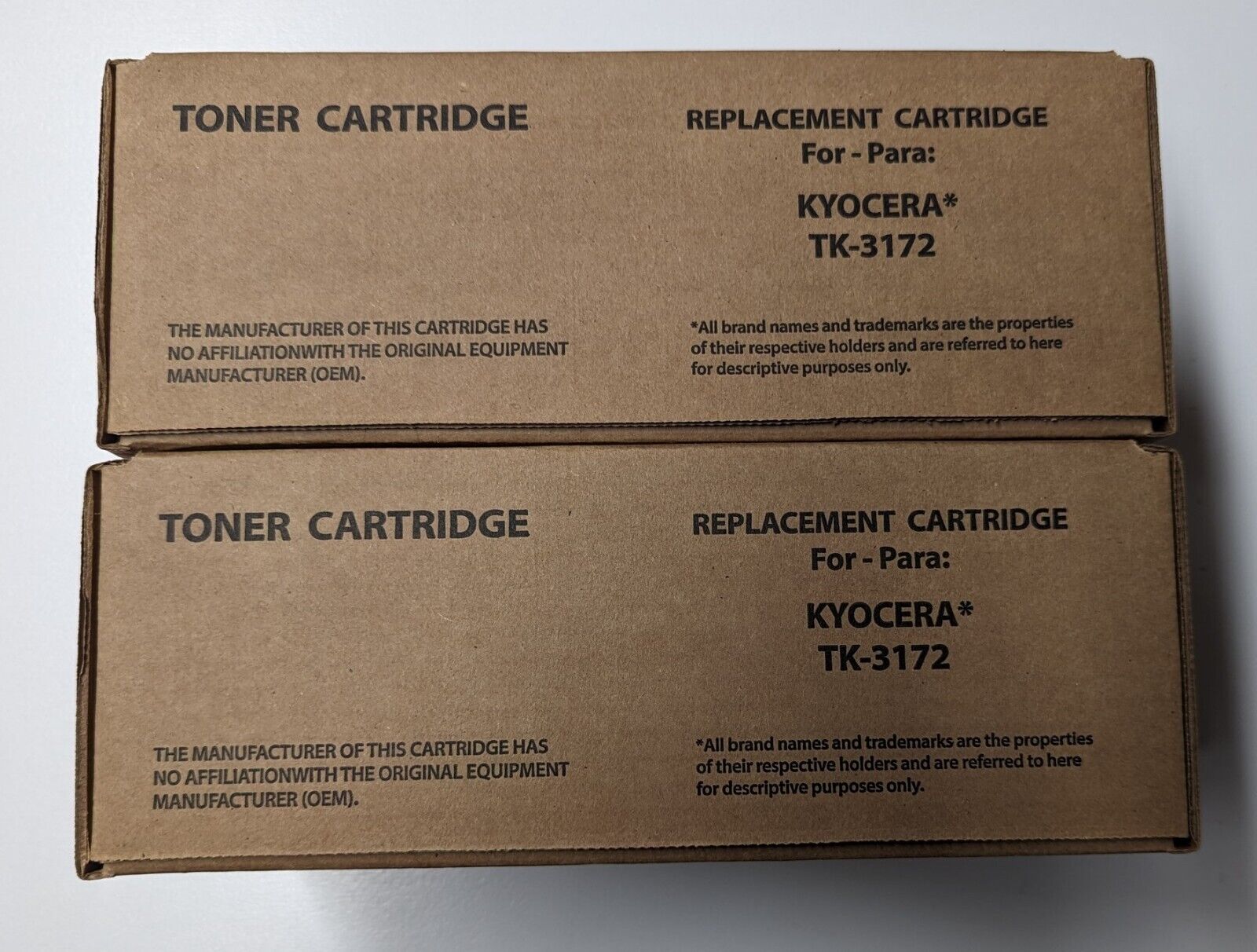 2 Pack Digitoner Replacement Cartridge for Kyocera TK-3172