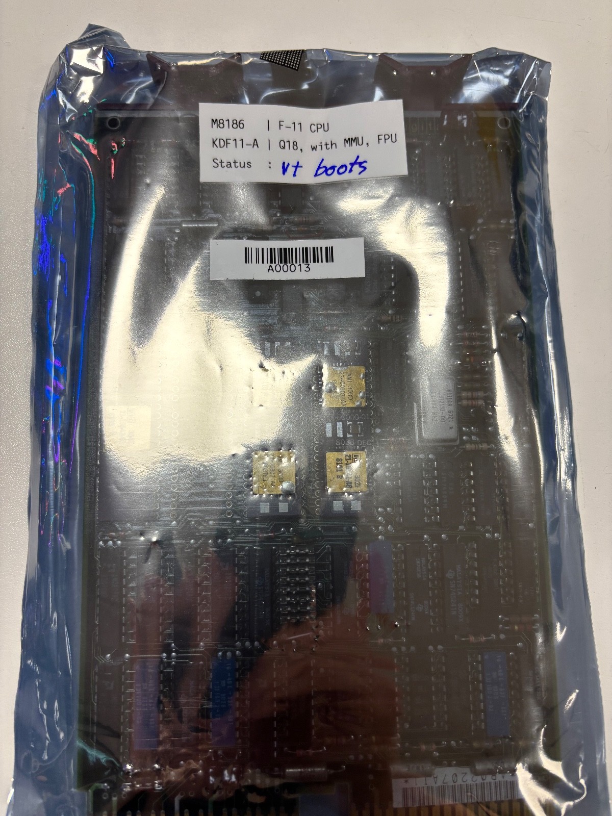 DEC DIGITAL PDP-11/23 – CPU Board M8186 KDF11-A incl MMU,FIS (KEF11-A , KTF11-A)