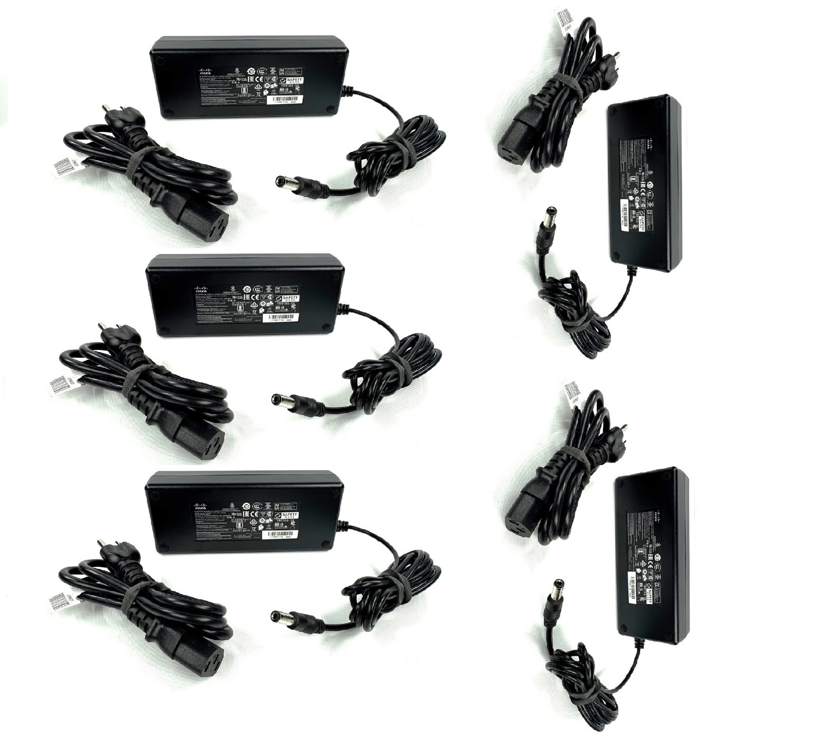 5pc 54V 1.85A Cisco MA-PWR-100WAC 640-76010 100W AC Adapter for Meraki MX68 MX75