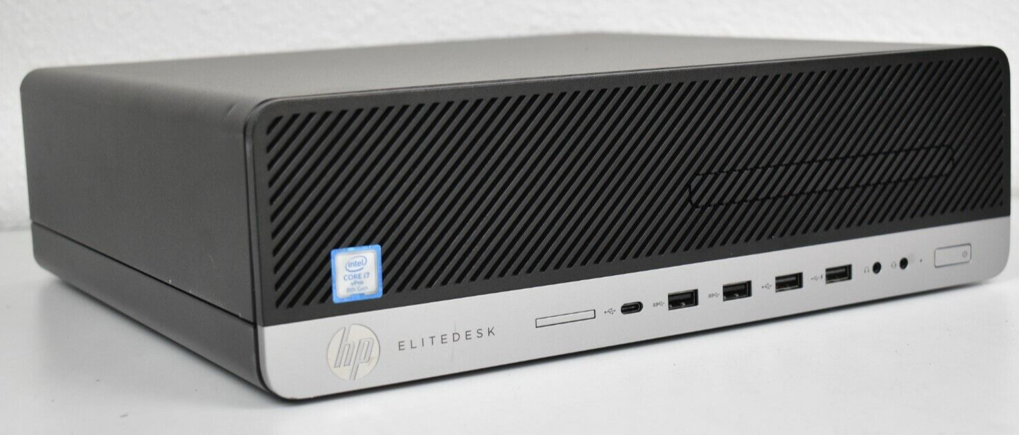 HP EliteDesk 800 G3 SFF Desktop PC i5-6500 3.20GHz 16GB RAM 2x 2TB HDD Win 11 B*