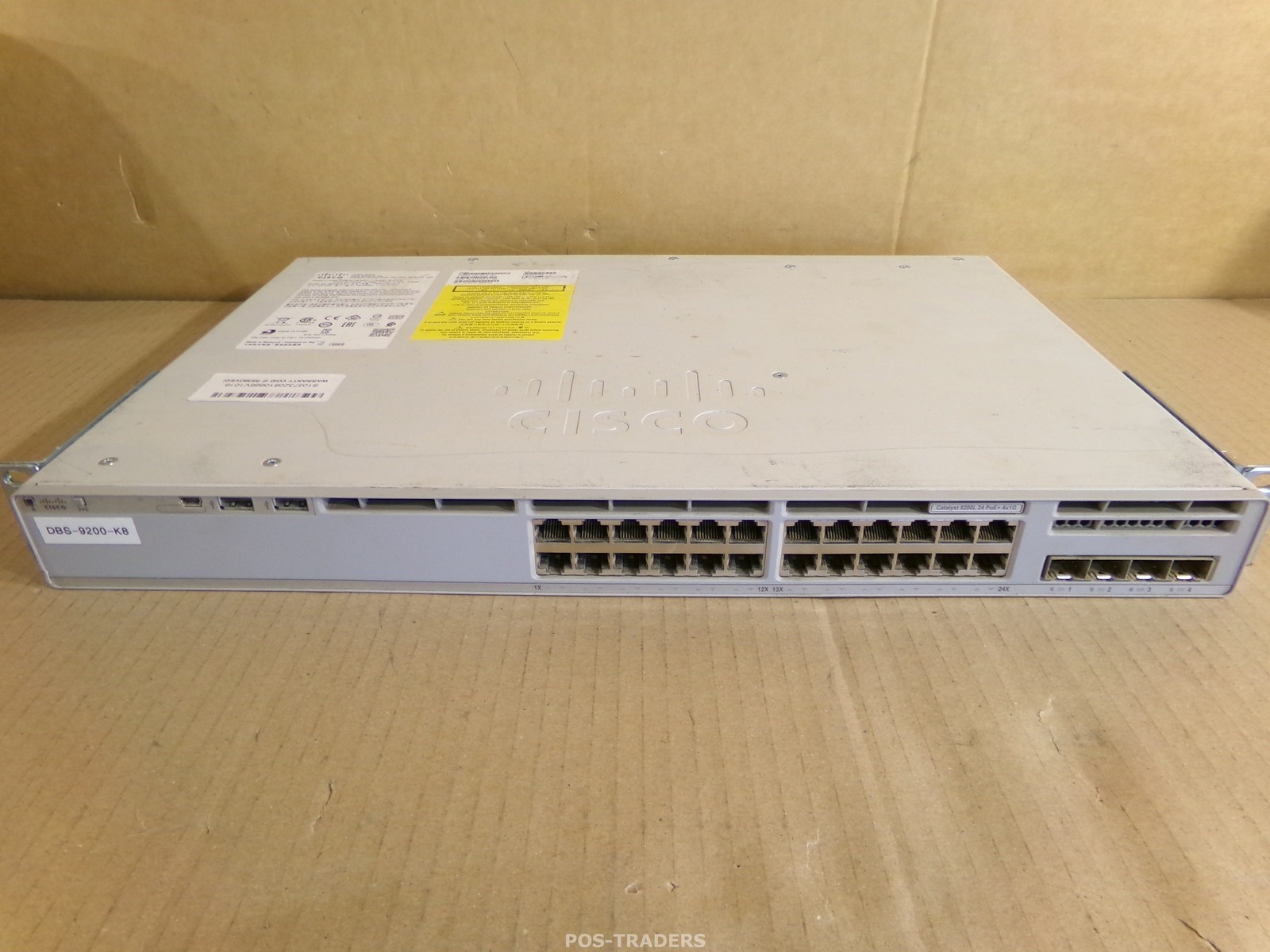 Cisco C9200L-24P-4G-E V01 24-Port PoE+ Gigabit Managed Switch - EXCL PSU / RM