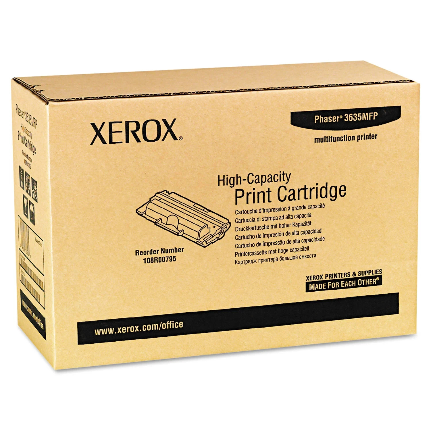 Genuine Xerox Phaser 3635 MFP Black High Capacity Drum Cartridge (10,000 Pages)