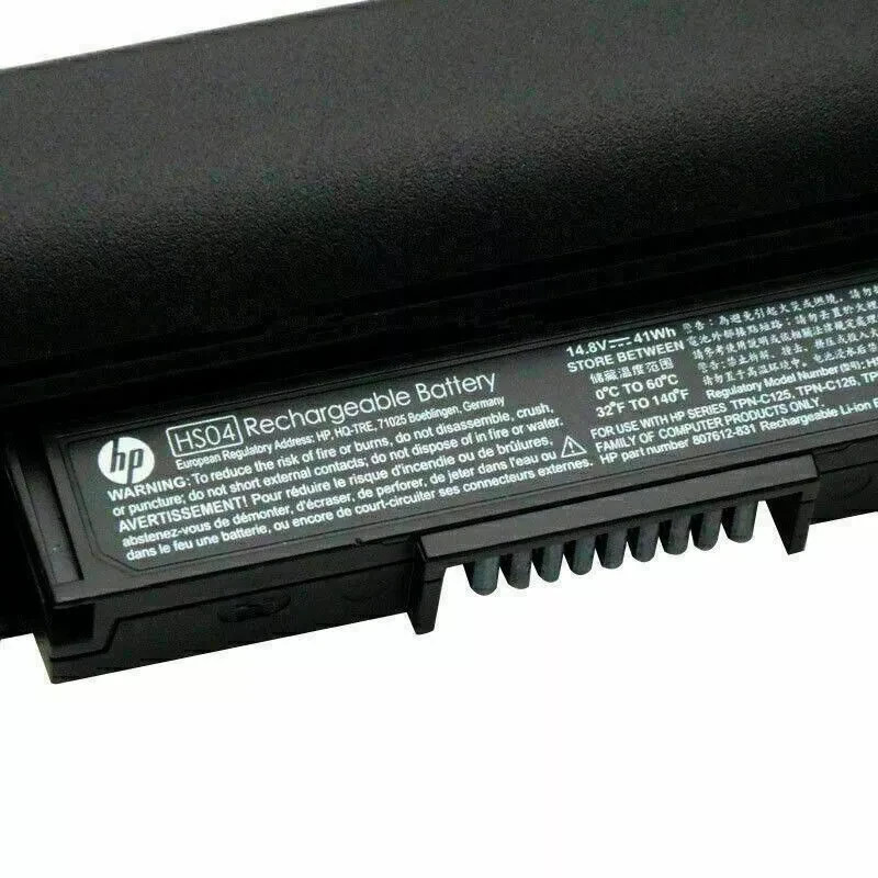 Genuine 41Wh HS04 Battery For HP 240 245 250 G4 807612-831 HSTNN-LB6U TPN-C125