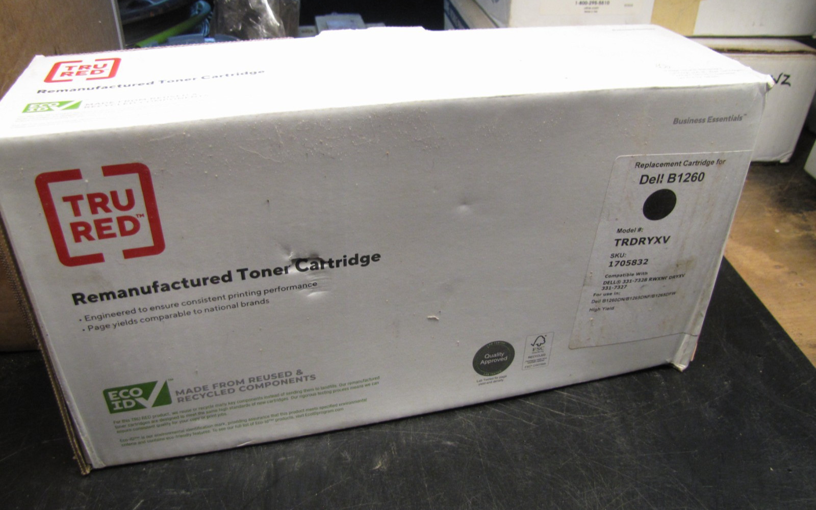 Tru Red TRDRYXV High Yield Black Toner Cartridge for Dell B1260 B1265 New