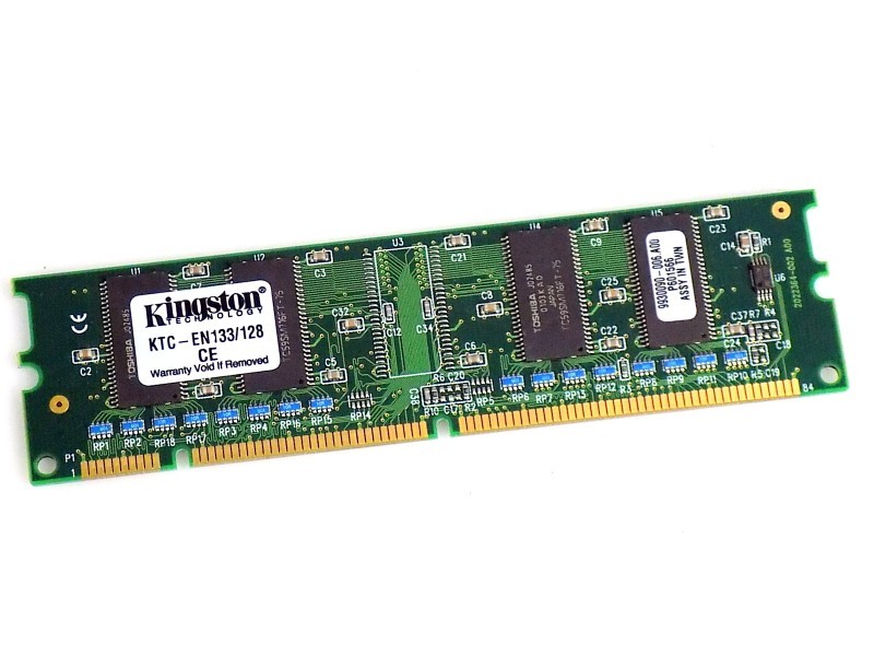 128MB Kingston KTC-EN133/128 SDRAM 133Mhz PC133 UDIMM RAM Memory