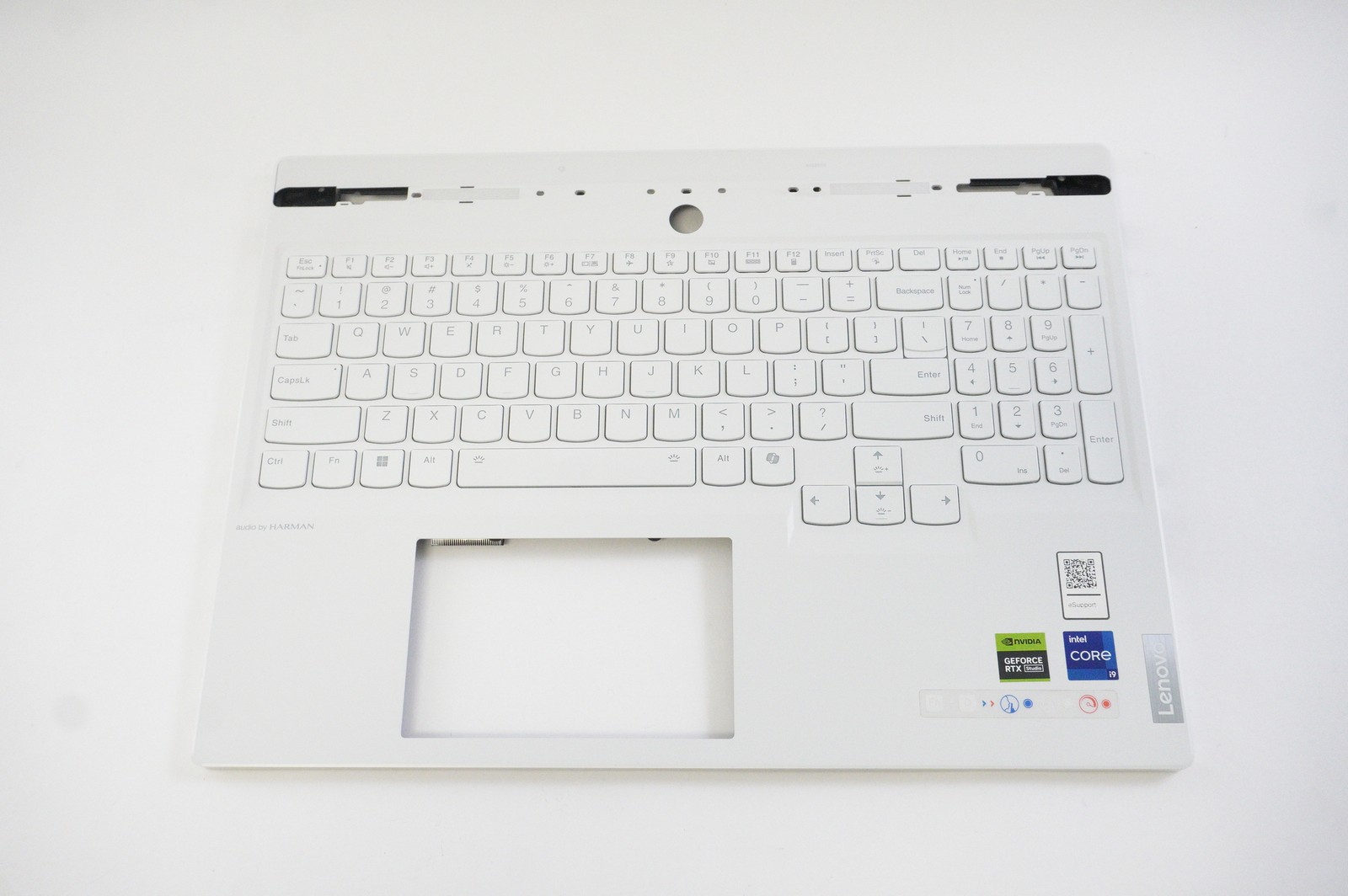 5CB1N62175 Lenovo US Palmrest Keyboard White 83FD004GUS