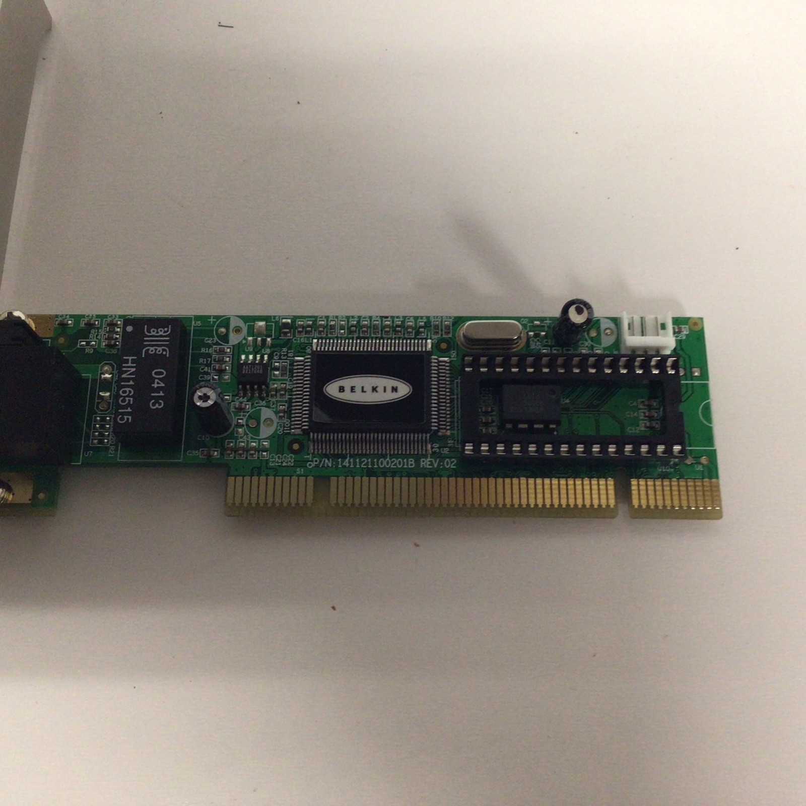 Lo Of 2 Belkin PCI Desktop Network Card 10/100 Ethernet Wired Adapter – NEW