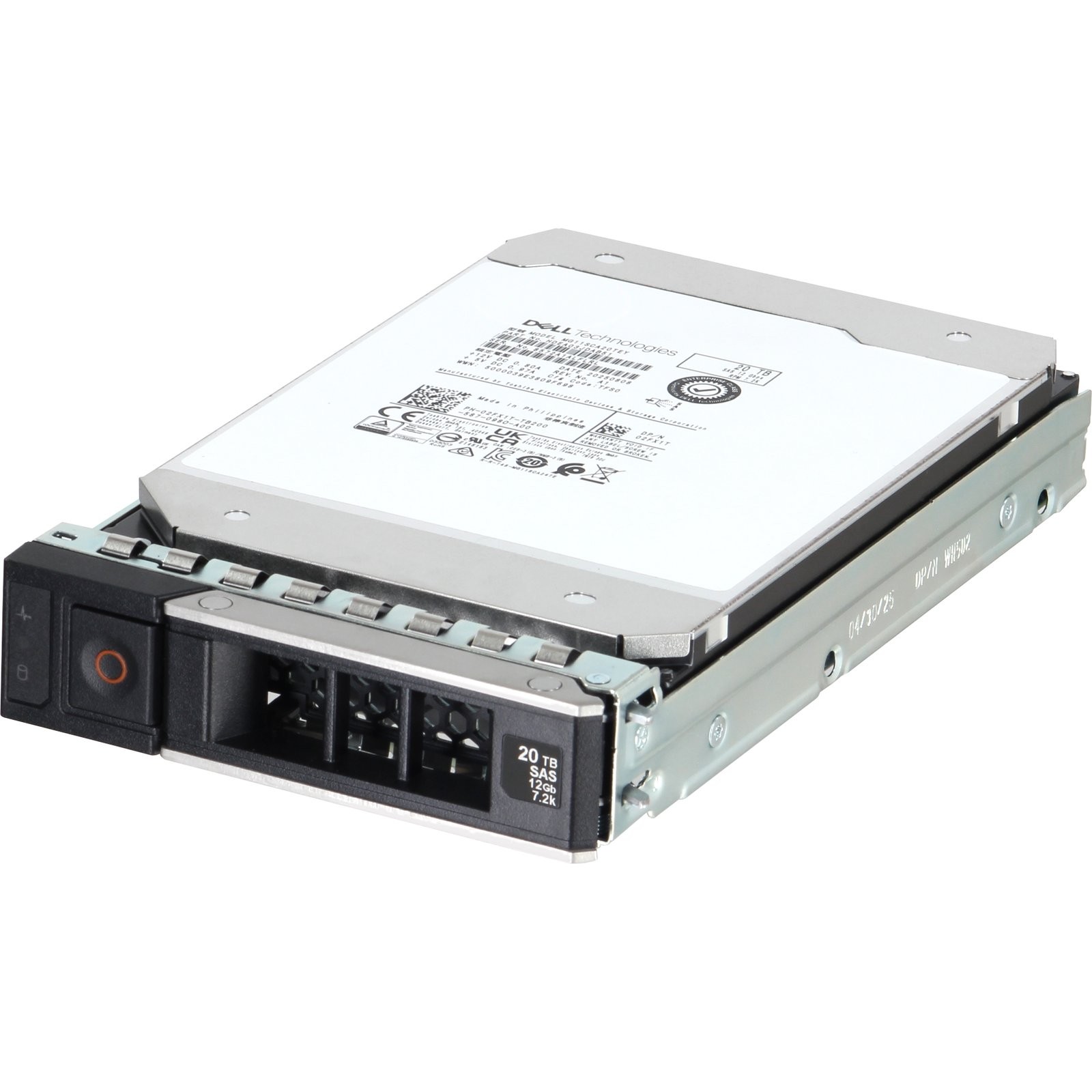 2FX1T Dell 20TB 7.2K 512e 12Gbps NL SAS 3.5 HDD MG11SCA