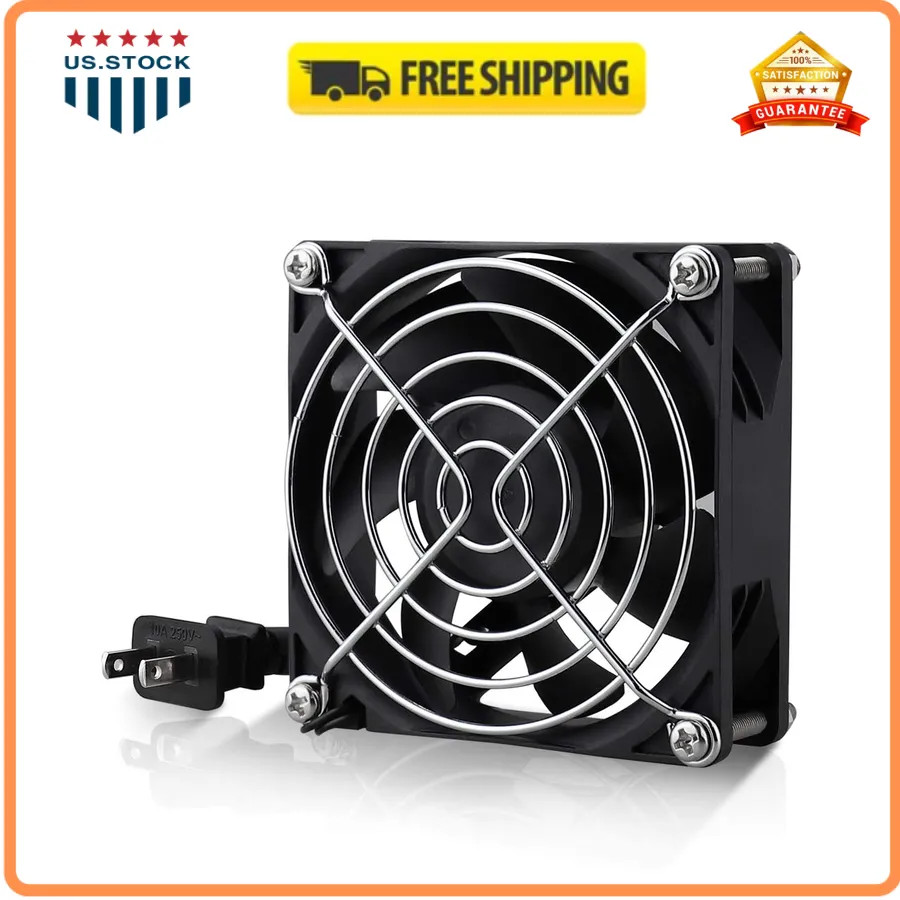 Wathai 80mm EC Axial Fan AC 110V 120V Brushless Cooling Fan 80mm x 25mm