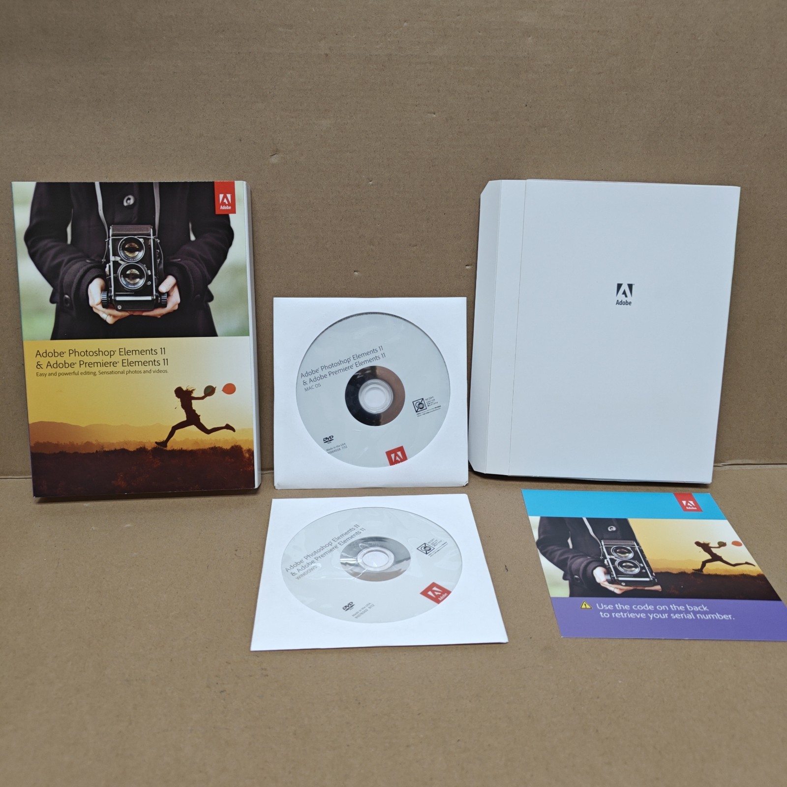 Adobe Photoshop and Premiere Elements 11 for PC, Mac (1-6)