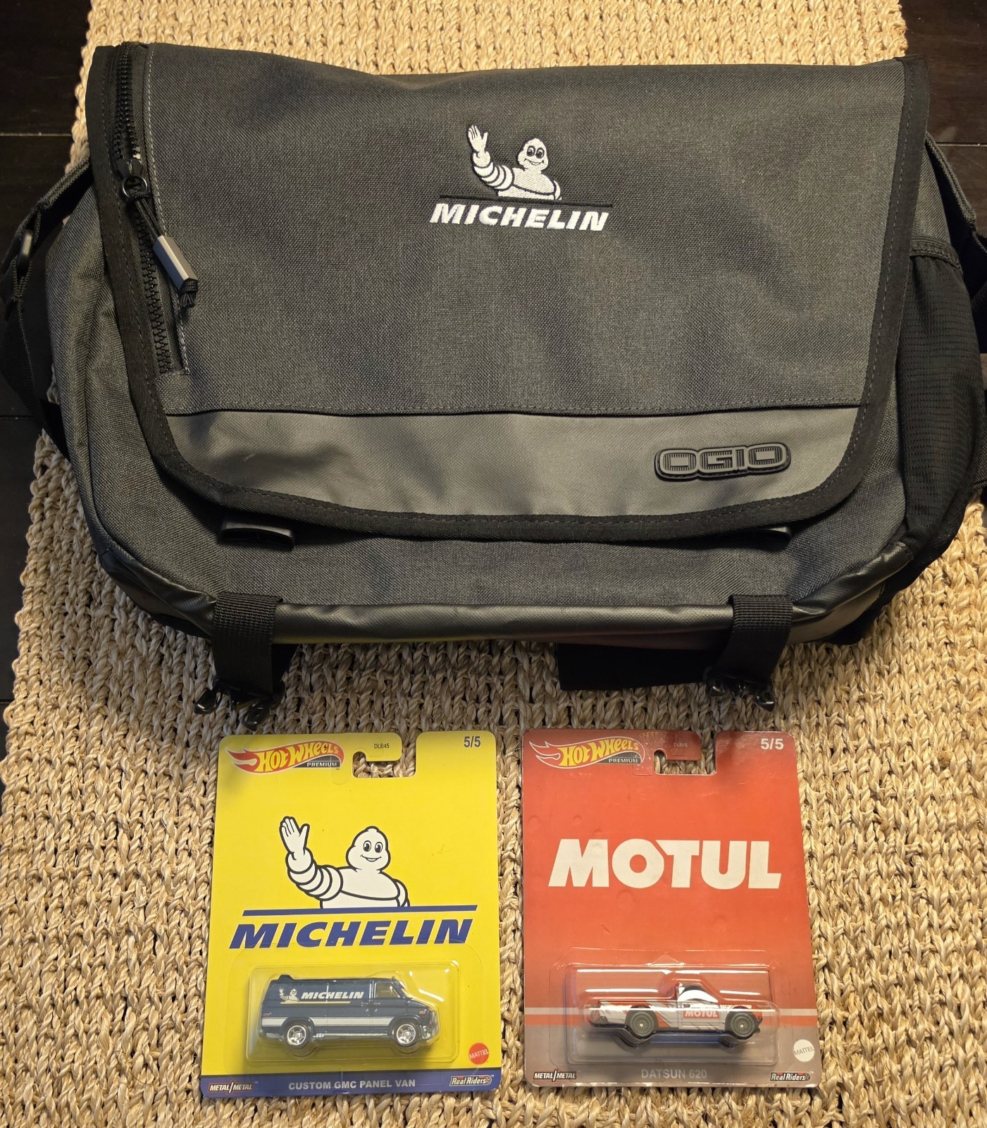 OGIO Michelin IMSA PETITE LEMANS Laptop Messenger Bag Shoulder Strap Hot Wheels