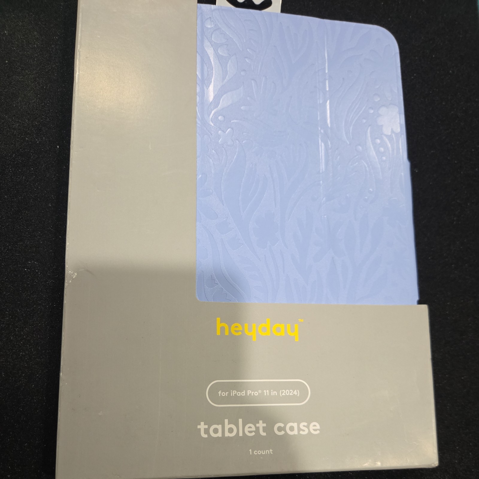 heyday Folding Folio Case for iPad Pro 11 in (2024) Light Blue Pencil Holder