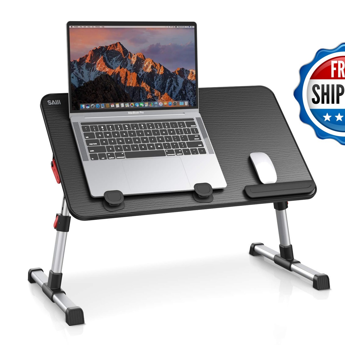 SAIJI A6Q Adjustable Portable Laptop Stand Lap Desk