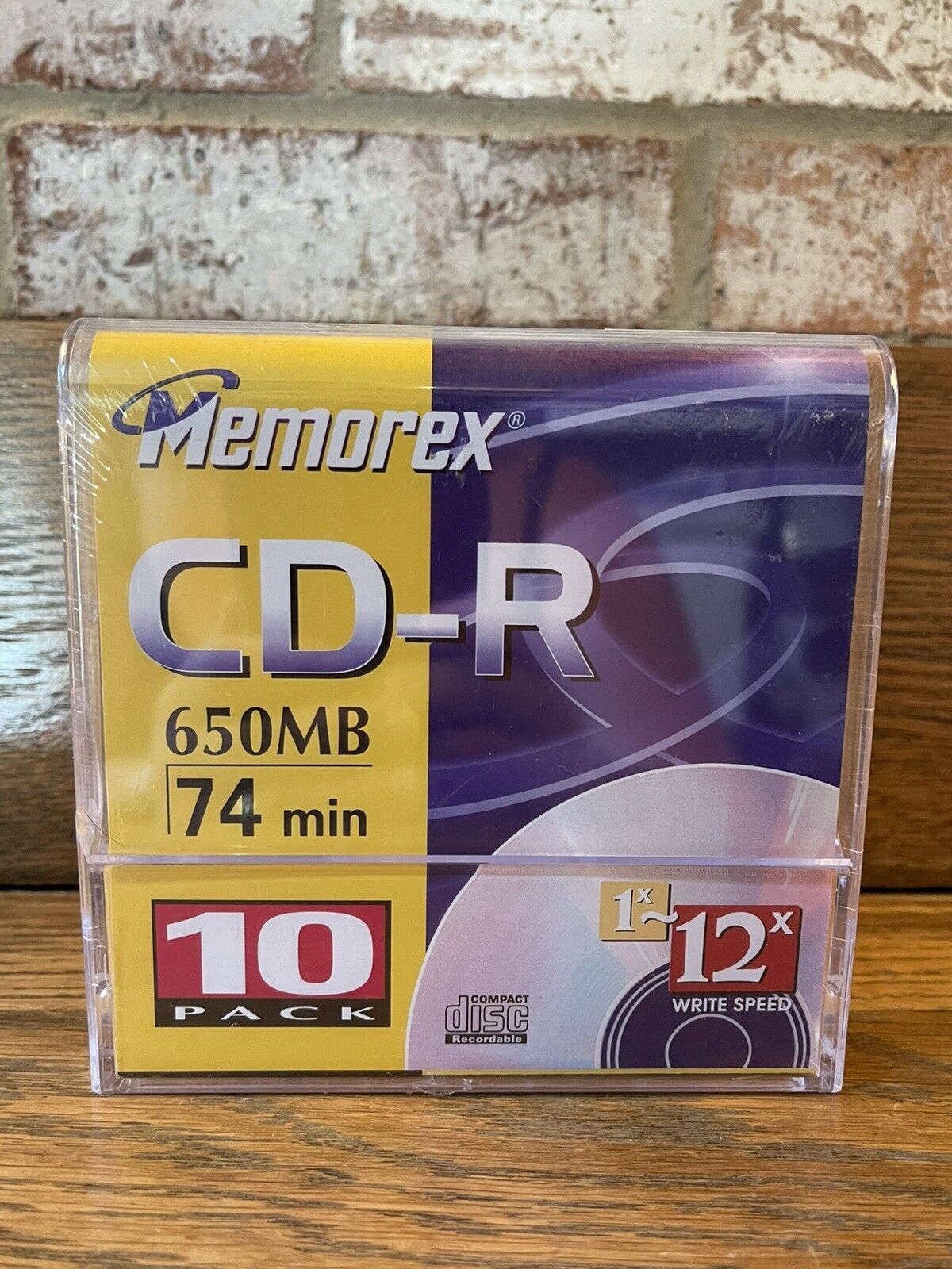 Memorex CD-R 650MB 74 Min NEW Sealed box 10 Pack New Old Stock