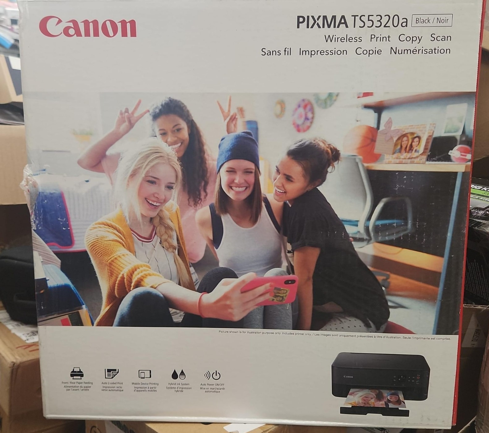 Canon Pixma TS5320 Color Inkjet All-In-One Wireless Printer New